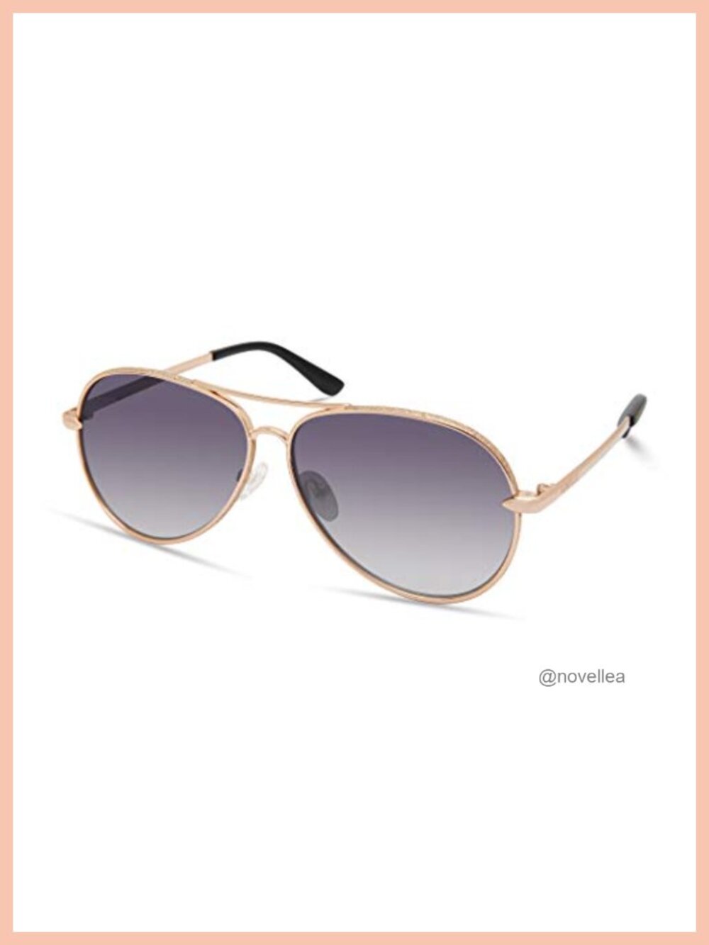 Metal Aviator Sunglasses UV Protection Half-Frame